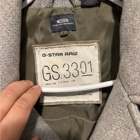 G-Star Men's Gray Wool Military Jacket - Picture 7 of 13